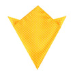 Yellow Mini Polka Dots Pocket Square