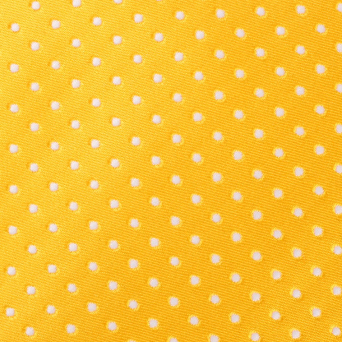 Yellow Mini Polka Dots Pocket Square Fabric