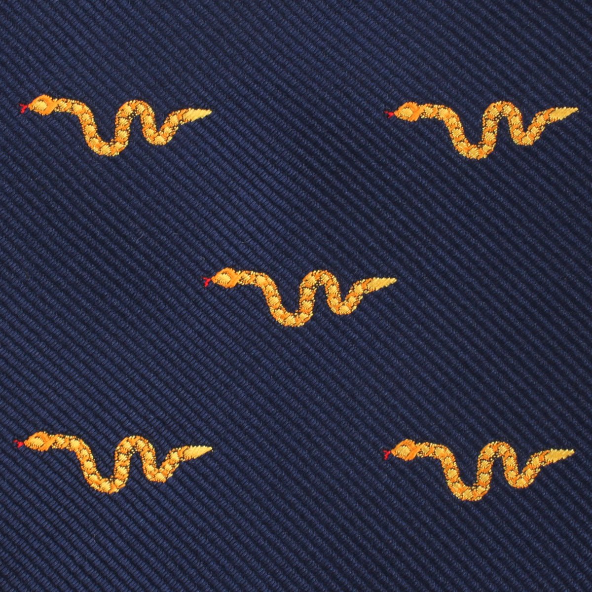 Yellow Snake Necktie Fabric