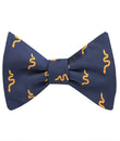 Yellow Snake Self Tie Bow Tie