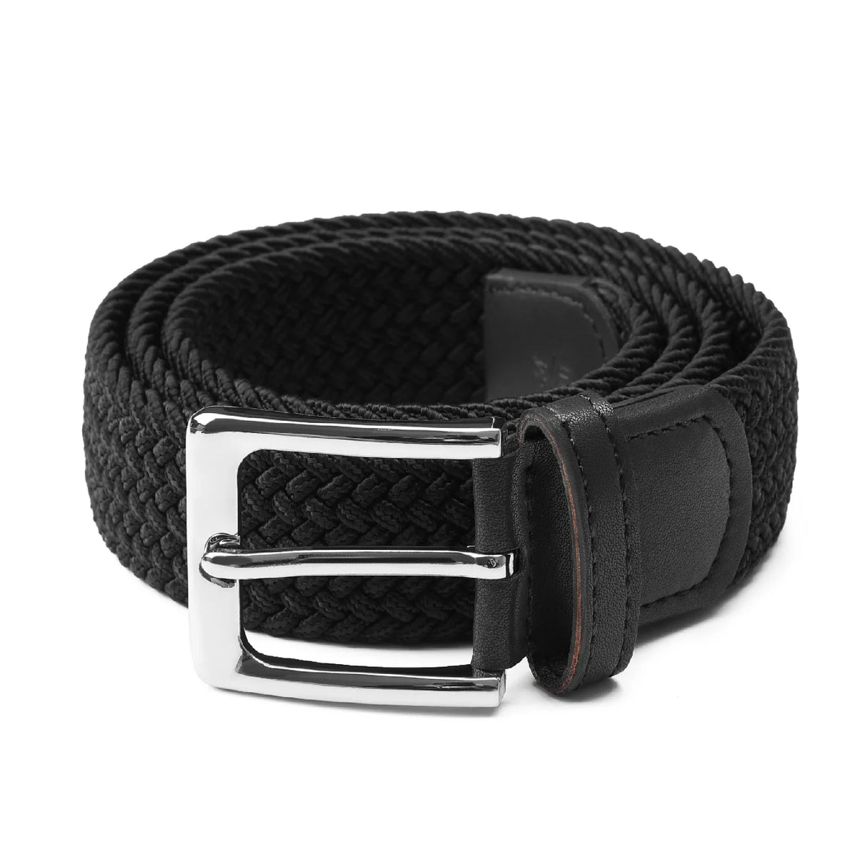 Classic Onyx Black Weave Belt