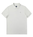 Light grey polo shirt full view