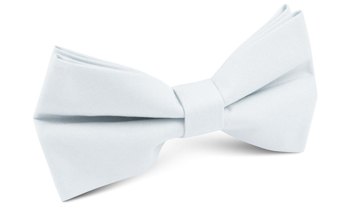 Alice Blue Cotton Bow Tie | Wedding Bowties | Groom Pre-Tied Bow Ties ...