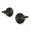 Black Circle Cufflinks