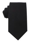 Black Cotton Necktie