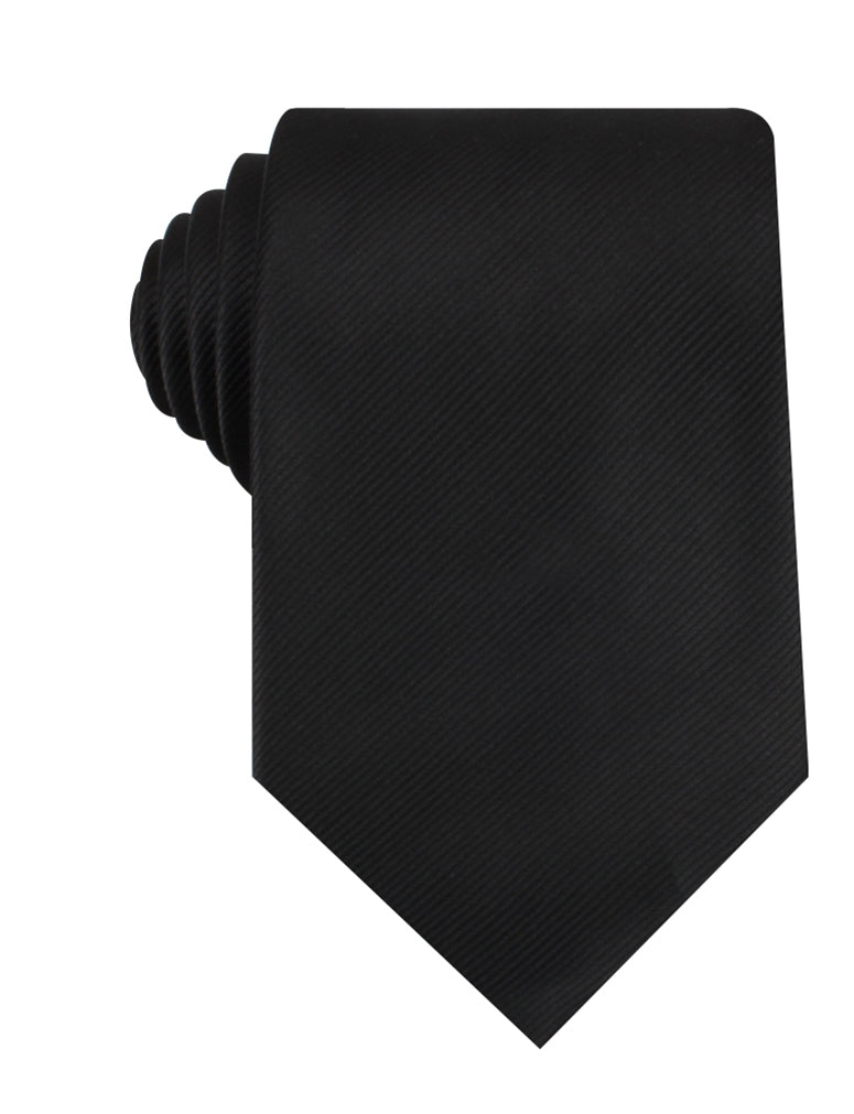 Black Twill Necktie