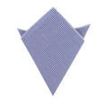 Blue Gingham Cotton Pocket Square