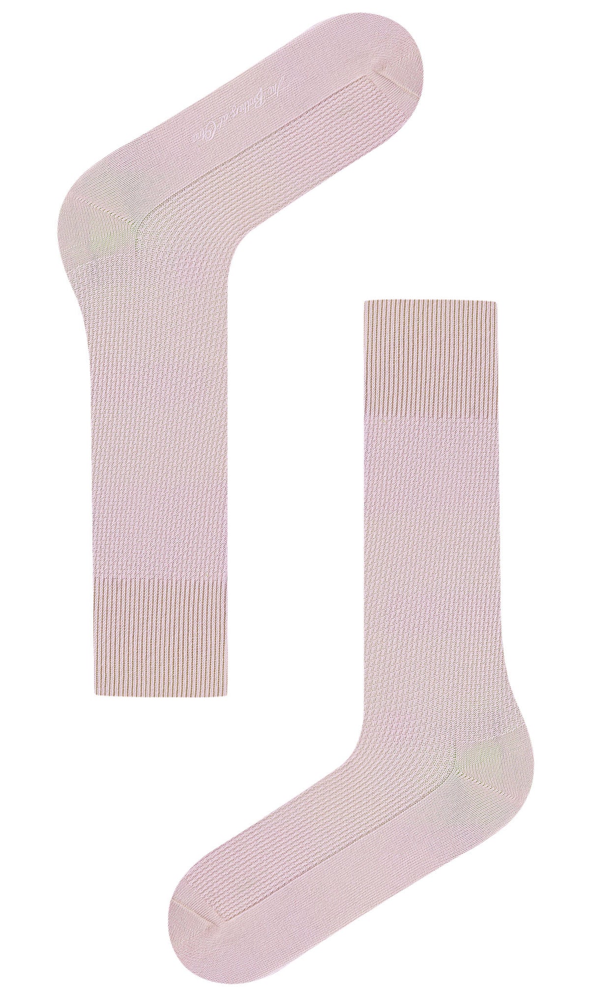 Blush Pink Textured Socks