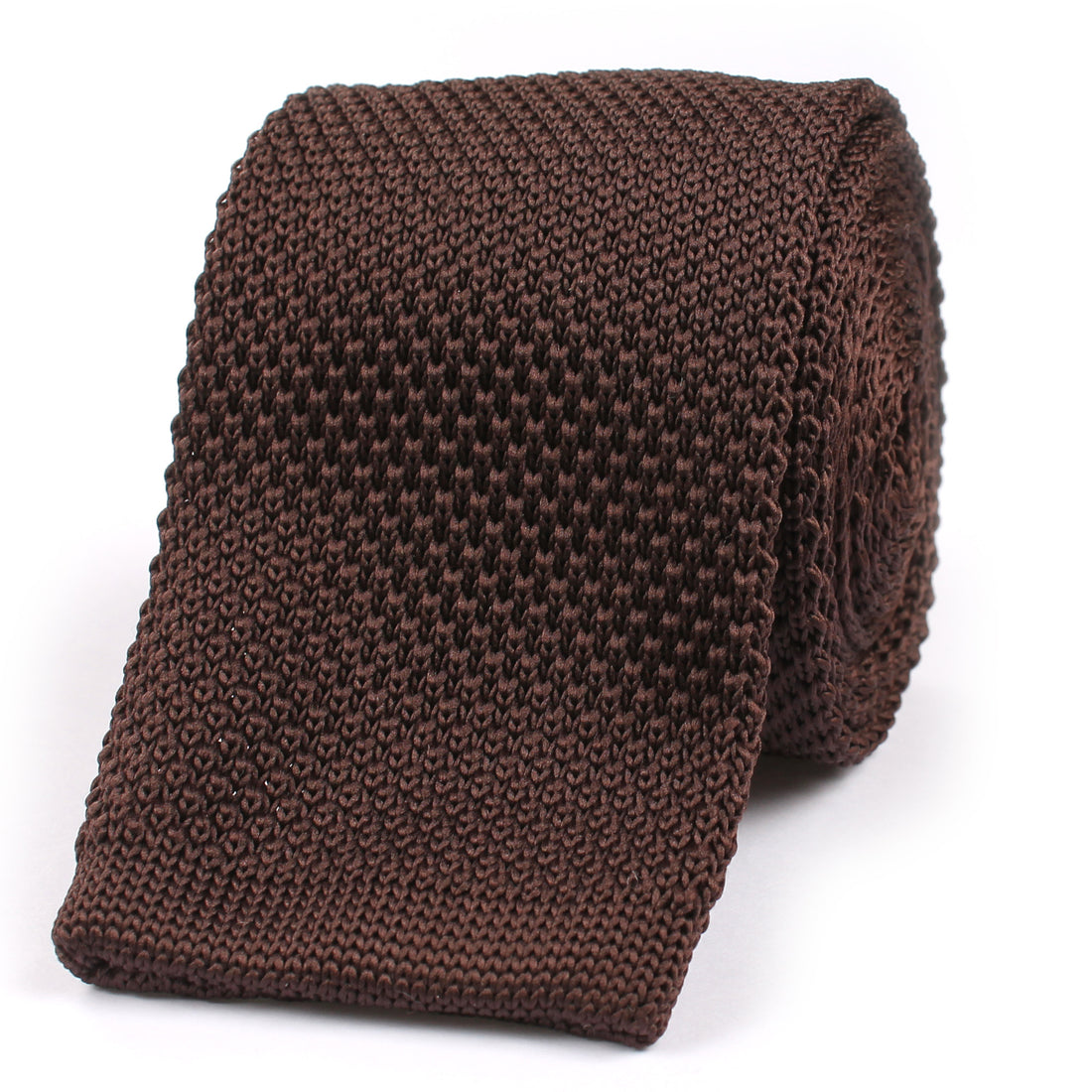 Brown Knitted Tie