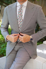 Ponte Vecchio White Paisley Tie | Men's Neckties | Wedding Ties Online ...