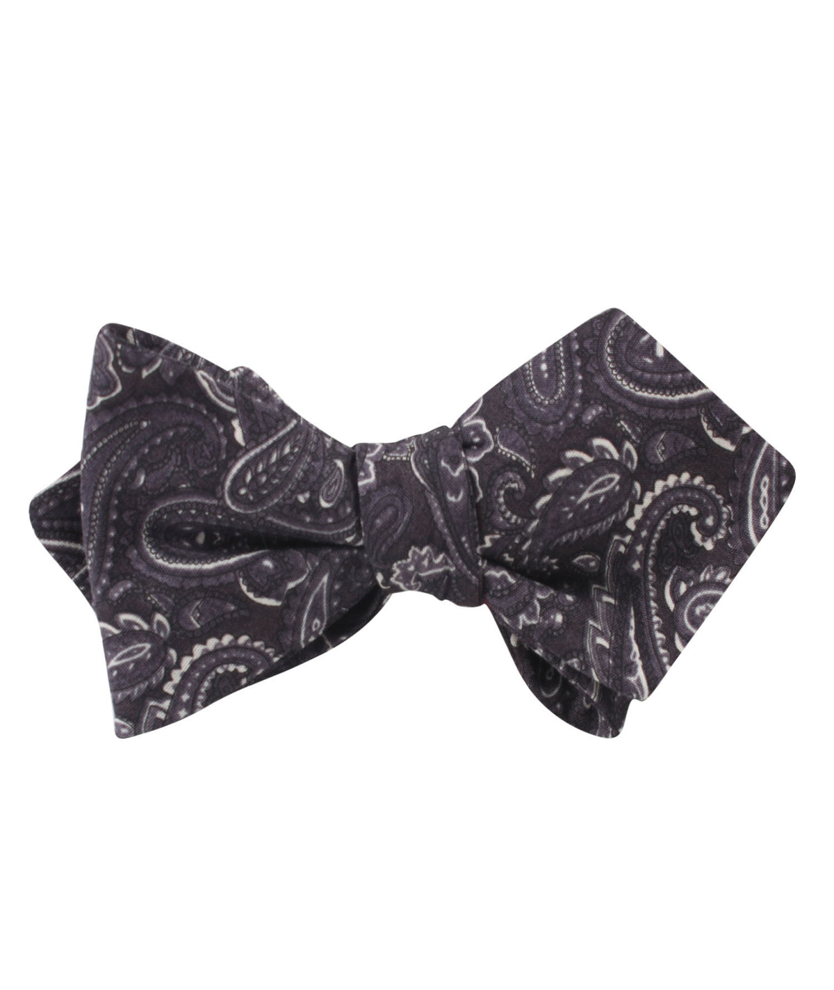 Culaccino Kettle Black Paisley Diamond Self Bowtie