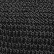 Dark Grey Pointed Knitted Tie Fabric