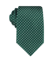 Dark Green Mini Polka Dots Necktie | Emerald Wedding Tie | Men's Ties ...