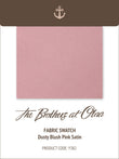 Dusty Blush Pink Satin Y382 Fabric Swatch