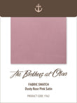 Dusty Rose Pink Satin Y362 Fabric Swatch