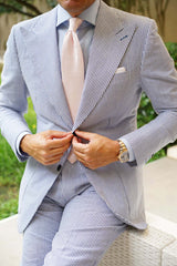 Florence Blush Pink Floral Necktie | Wedding Ties for Grooms Groomsmen ...