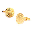 Gold Circle Cufflinks