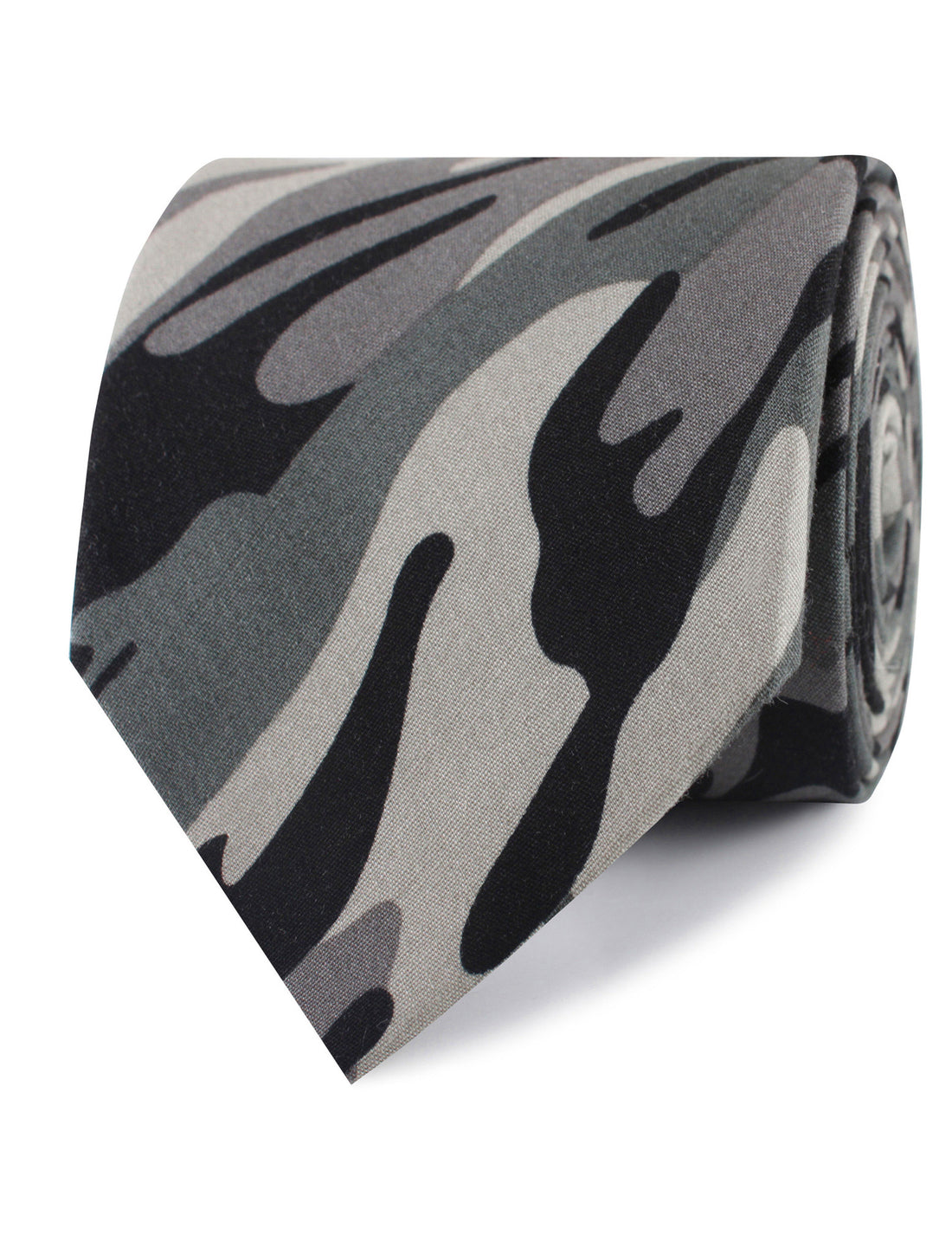 Grey Camo Necktie