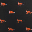 Japanese Ezo Red Fox Self Bow Tie Fabric