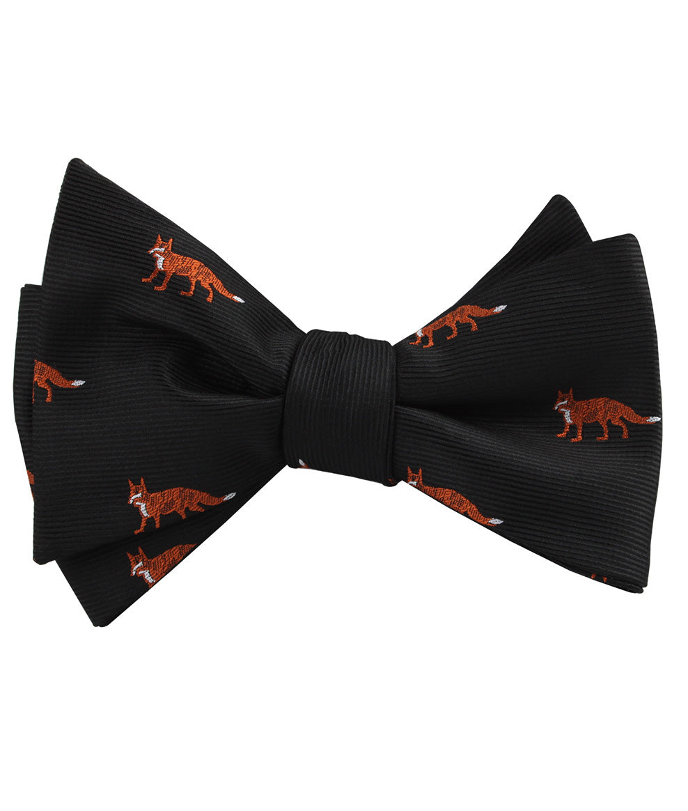 Japanese Ezo Red Fox Self Tied Bow Tie