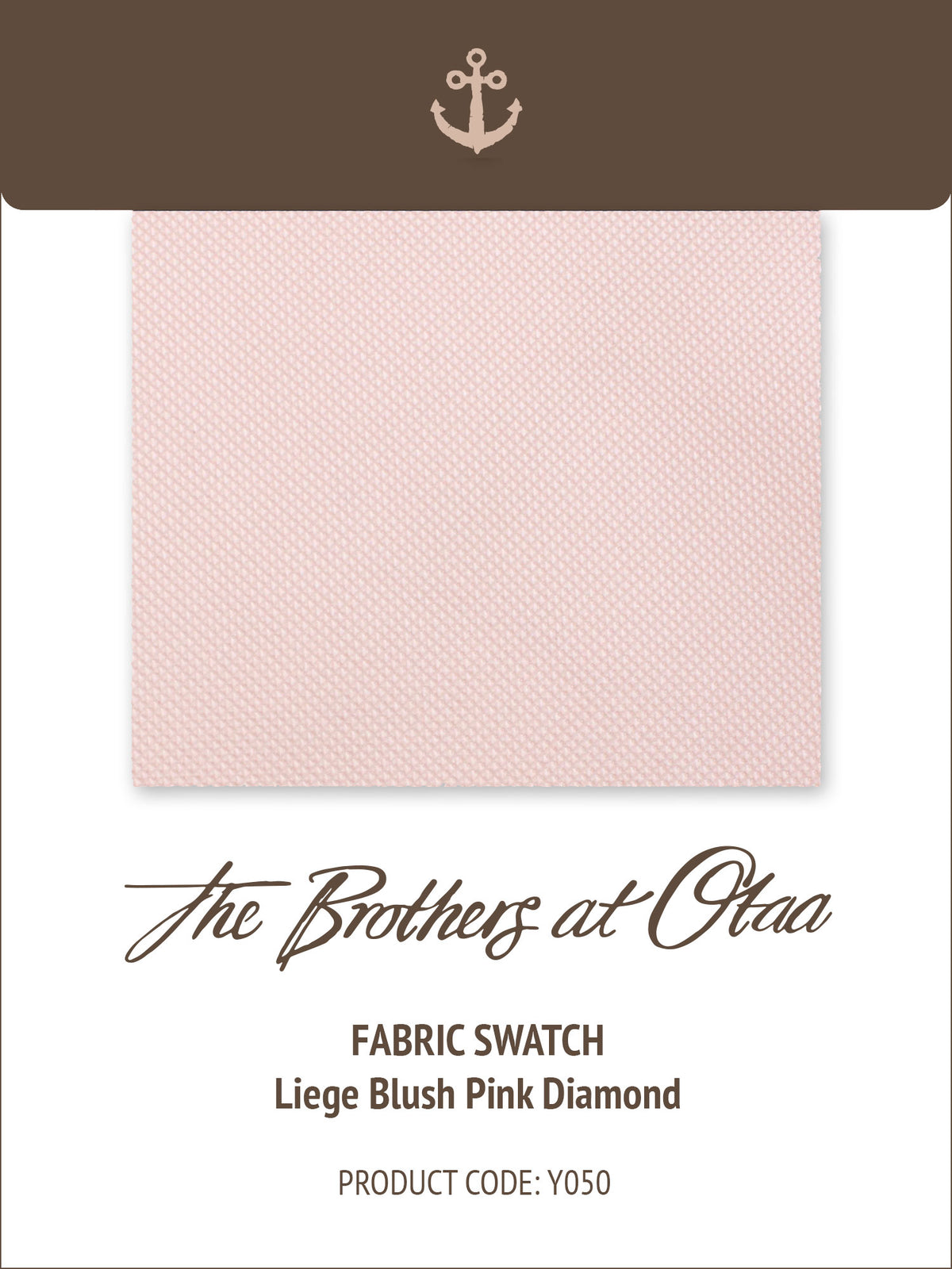 Liege Blush Pink Diamond Y050 Fabric Swatch