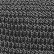 Light Grey Pointed Knitted Tie Fabric