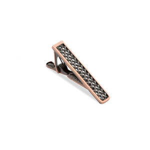 Mini Antique Copper Crocetti Mesh Tie Bar