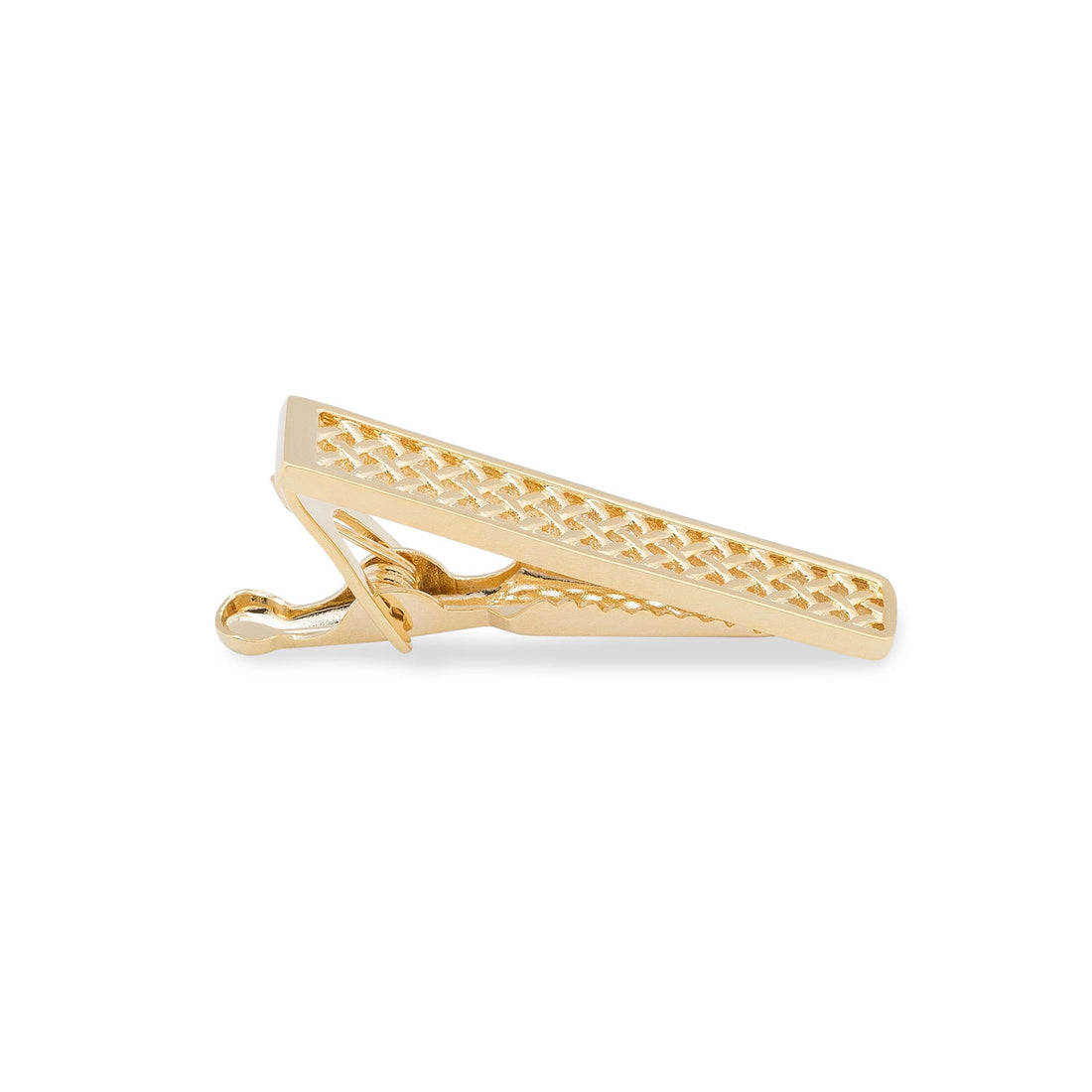 Mini Gold Crocetti Mesh Tie Bars