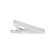 Mini Silver Crocetti Mesh Tie Bars