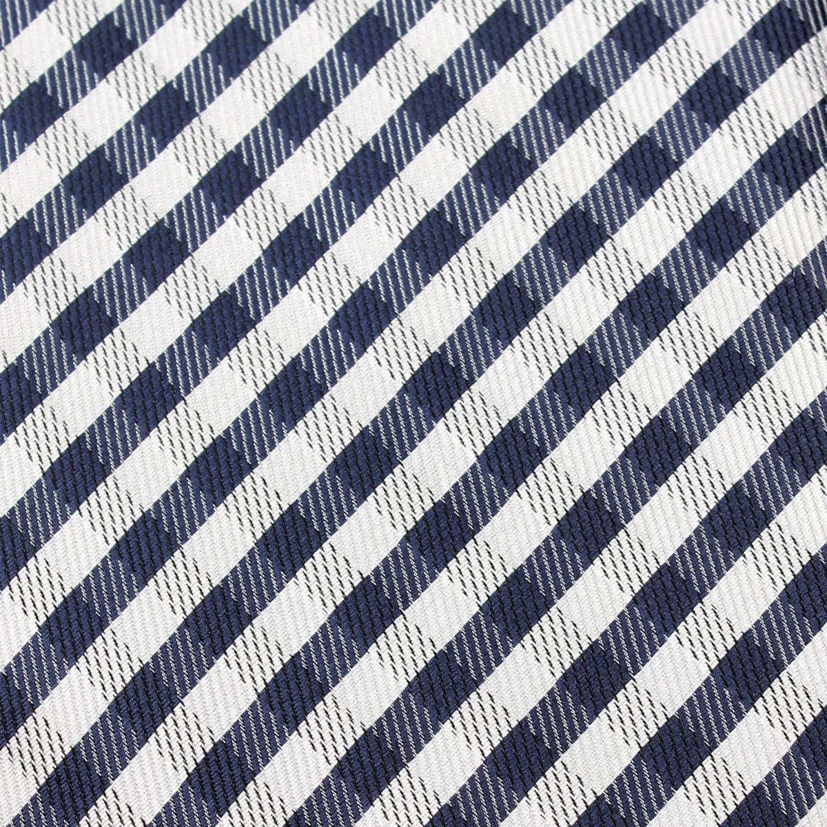 Navy Blue Gingham Fabric Pocket Square X450