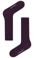 Plum Purple Textured Socks