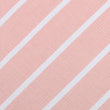 Santorini Pink Blush Striped Linen Self Bow Tie Fabric