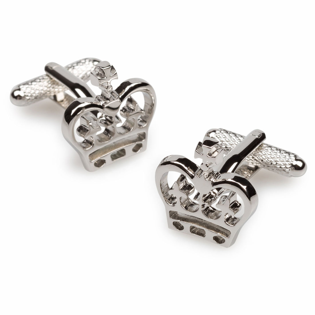 Silver Crown Cufflinks