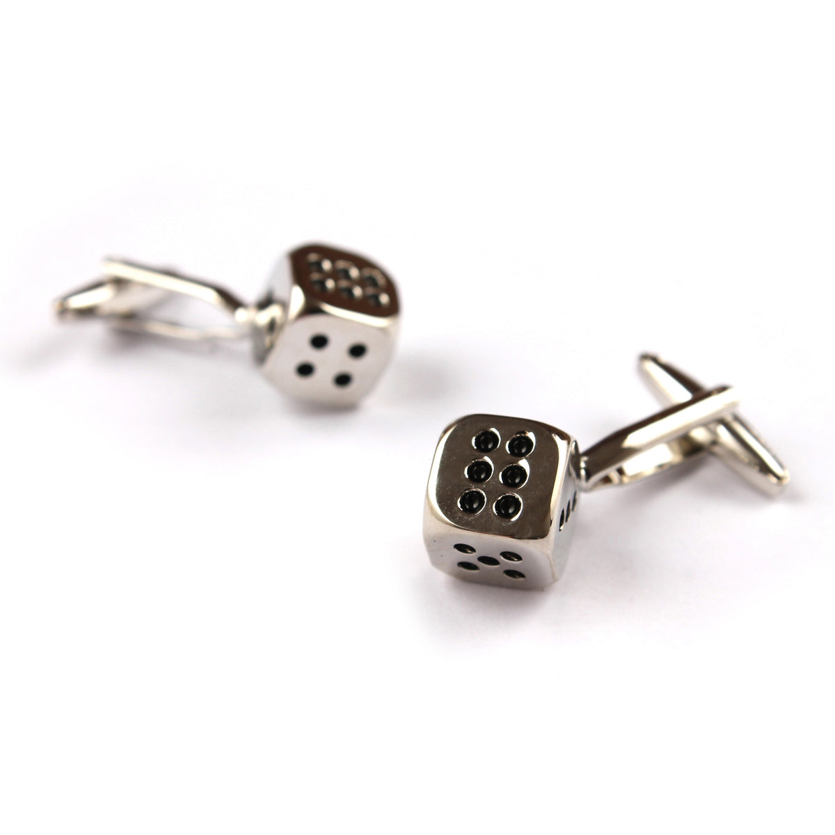 Silver Dice Cufflinks