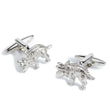 Silver Triceratops Cufflinks