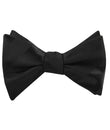 Sinatra Black Striped Self Tied Bow Tie