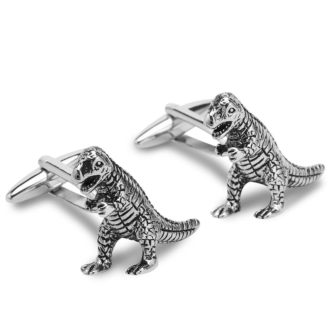 T-Rex Silver Cufflink